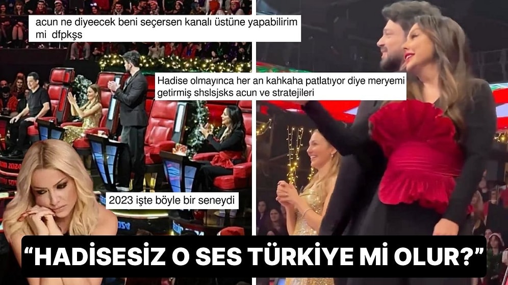 Gözler Hadise’yi Aradı! O Ses Türkiye Yılbaşı Özel Çekiminden Sızan Görüntüler Ortalığı Fena Karıştırdı!
