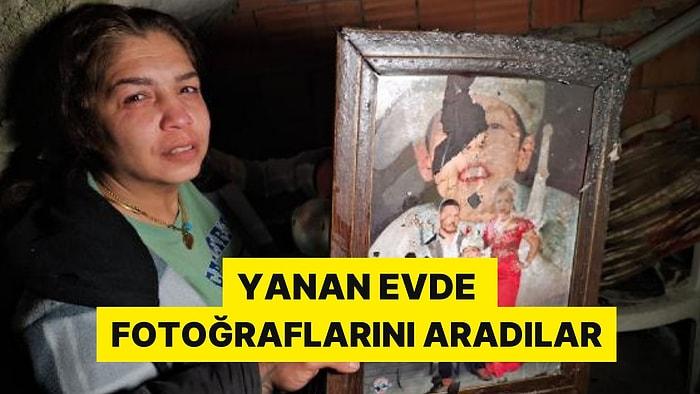 Üç Çocuğunu da SMA'dan Kaybeden Aile, Yanan Evde Fotoğraflarını Aradı