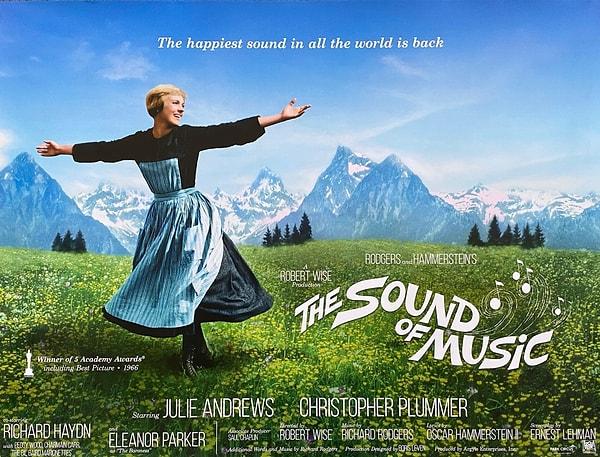 10. Eğer hayatım boyunca sadece bir tane müzikal film izleyebilseydim, bu film "The Sound of Music" (Neşeli Günler) olurdu. Robert Wise tarafından yönetilen ve 1965 yılında yayınlanan bu film, müzikal türünün en sevilen ve en ünlü örneklerinden biridir.