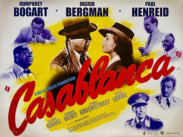 11. Eğer hayatım boyunca sadece bir tane romantik film izleyebilseydim, bu film "Casablanca" olurdu. Michael Curtiz'in yönettiği ve 1942 yılında yayınlanan bu film, romantik filmlerin en ikonik ve en sevilen örneklerinden biridir.