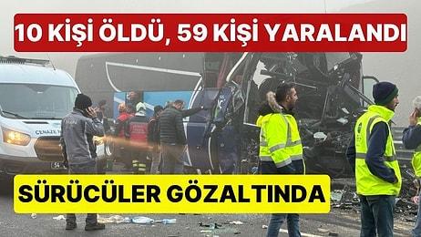 Kuzey Marmara Otoyolu'nda Zincirleme Kaza: 10 Kişi Öldü, 59 Kişi Yaralandı