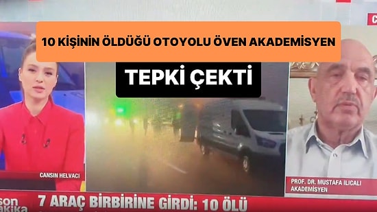 A Haber'de 10 Kişinin Hayatını Kaybettiği Kuzey Marmara Otoyolu'nu Öven Akademisyen Tartışma Yarattı