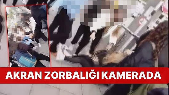 Akran Zorbalığı Kamerada: 1 Öğrenci, Arkadaşları Tarafından Darbedildi