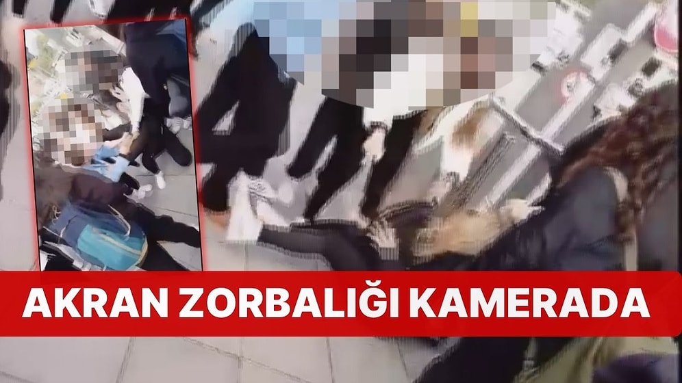 Akran Zorbalığı Kamerada: 1 Öğrenci, Arkadaşları Tarafından Darbedildi