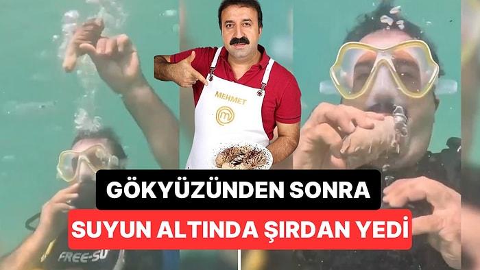Dur Durak Bilmeyen Şırdancı Mehmet Bu Sefer de Suyun Altında Şırdan Yiyince "Bu Kadarına Pes" Dedirtti