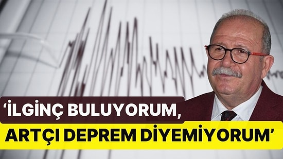 Prof. Dr. Şükrü Ersoy'dan Malatya Depremi Açıklaması: 'İlginç Buluyorum, Tipik Bir Artçı Deprem Diyemiyorum'
