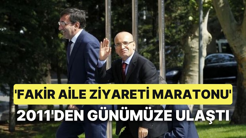 Bunu da Siler mi? Mehmet Şimşek'in 2011'deki 'Fakir Aile Ziyareti Maratonu' Tüm Ramazan Sürer Dedirtti!
