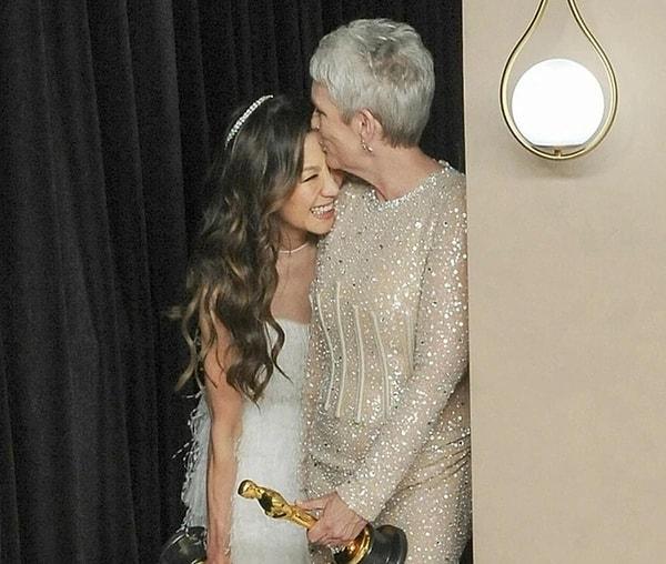9. Michelle Yeoh and Jamie Lee Curtis