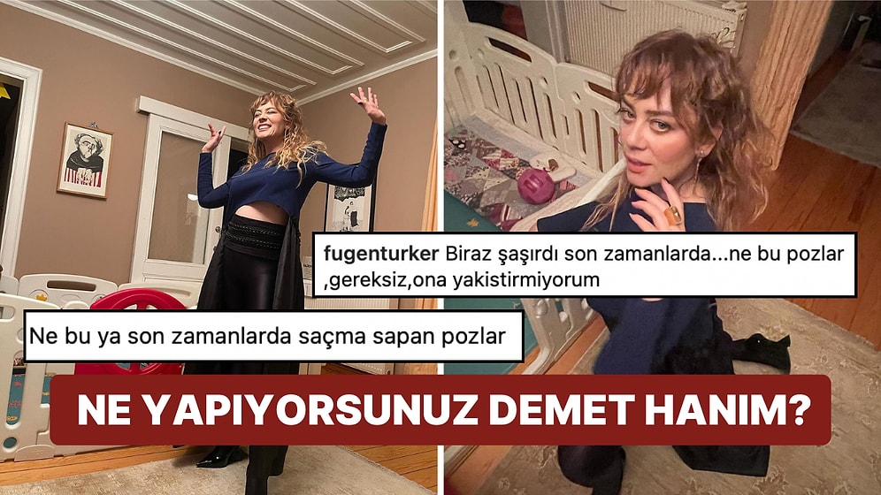 Ortalık Yine Karıştı: Demet Evgar'ın Kızı Mavi'nin Odasında Verdiği Pozlar Hem Yadırgandı Hem Övüldü