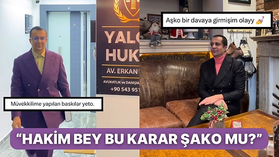 Yaptığı Kombinlerle ve Mizacıyla Dikkat Çeken Avukat Sosyal Medyada Gündem Oldu