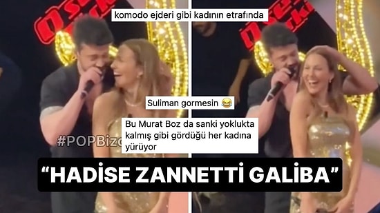 O Ses Türkiye Yılbaşı Çekimlerinde Meryem Uzerli'nin Etrafında Pervane Olan Çapkın Murat Boz Dillere Düştü