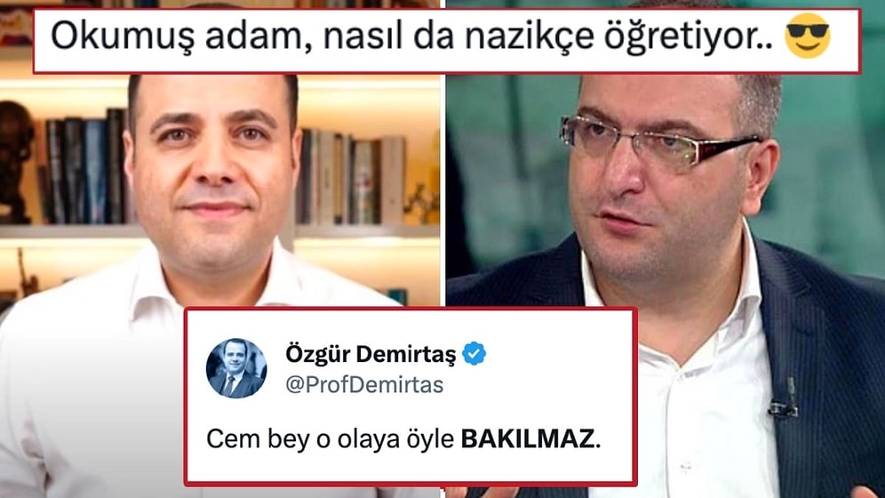 Özgür Demirtaş’tan Gazeteci Cem Küçük’e Sosyal Medyada Asgari Ücret Dersi