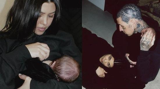 Kourtney Kardashian Shares First Photos of Her Baby With Travis Barker