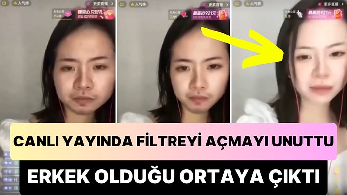 Şaka Gibi Olay: Canlı Yayında Filtreyi Açmayı Unutan Fenomenin Erkek Olduğu Ortaya Çıktı!