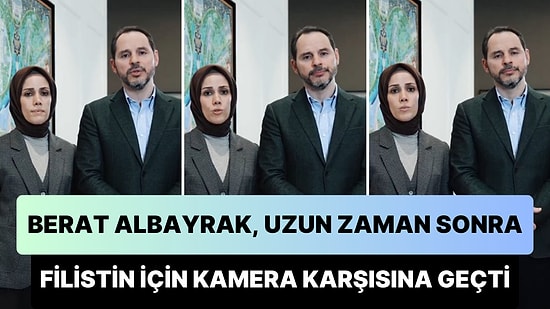 Berat Albayrak, Uzun Zaman Sonra Ortaya Çıktı: Vatandaşları 'Filistin'e Destek' Yürüyüşüne Davet Etti