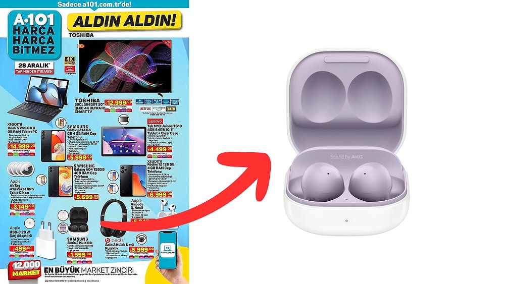 A101'de Satışa Sunulan Samsung Galaxy Buds 2 Modeli Alınır mı? Özellikleri ve Yorumları