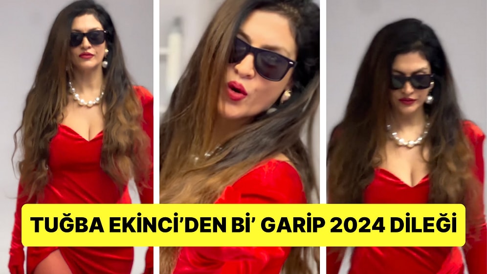 Tuğba Ekinci Kırmızı Komasına Soktu: Kombiniyle 2023'ün Son Mesajını Verdi!