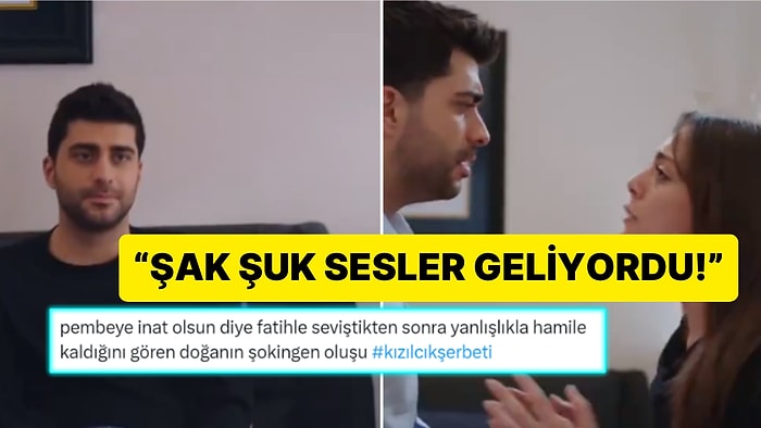 Doğa ve Fatih'in Bir Heves Seviştikleri Kızılcık Şerbeti'ne Haliyle Yorum Yağdı