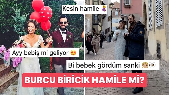 Burcu Biricik ve Eşi Emre Yetkin'in Paylaşımı Kafaları Karıştırdı! Güzel Oyuncu Hamile mi?