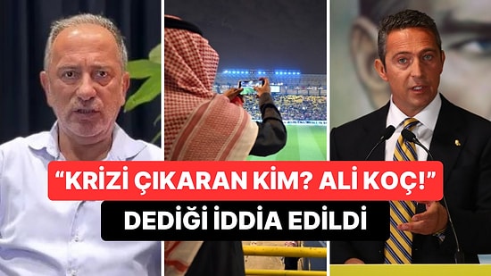 Fatih Altaylı "Suudi Arabistan Fikri Ali Koç'tan Çıktı" Dediği İddialarına Ateş Püskürdü