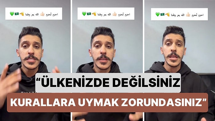 Suudi Arabistanlı Bir Genç Yaşananları Yorumladı: "Ülkenizde Değilsiniz, FIFA Kurallarına Uymak Zorundasınız"