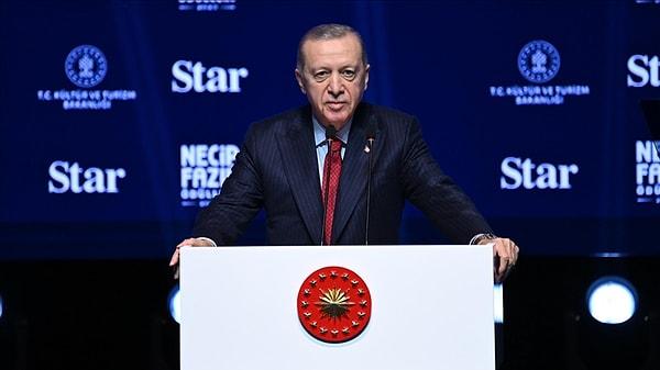 Cumhurbaşkanı Erdoğan, Atatürk Kültür Merkezi'nde düzenlenen Necip Fazıl Ödülleri programında açıklamalarda bulundu.