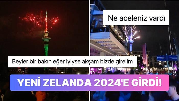 Hoşgeldin 2024! Yeni Zelanda 2024'e Herkesten Önce İşte Böyle Girdi