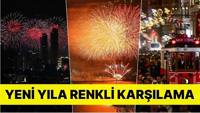 Dünya ve Türkiye 2024'e 'Merhaba' Dedi! Yeni Yıla Renkli Karşılama