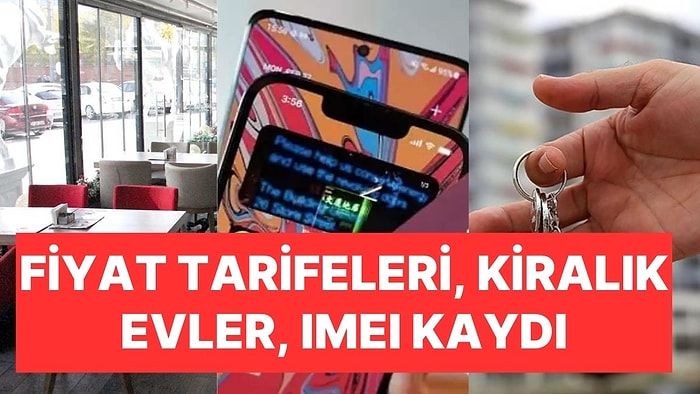 IMEI Kaydı, Restoranlar, Kiralık Evler! Yeni Yılda Hayatımızda Neler Değişecek?