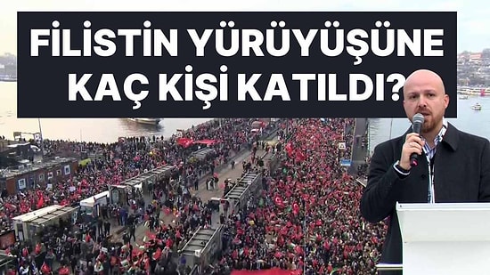 Yeni Yılın İlk Sabahındaki Filistin Yürüyüşüne Kaç Kişi Katıldı? Ünlü Gazeteci Adem Metan Rakam Paylaştı