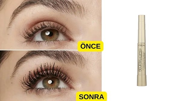 5. L'Oréal Paris Telescopic Maskara - Siyah