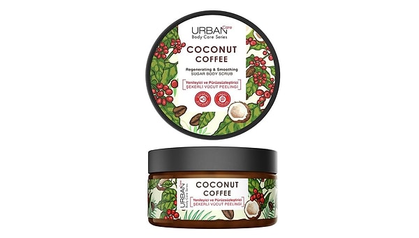 12. URBAN Care Coconut Coffee Yenileyici Ve Pürüzsüzleştirici Vücut Peelingi