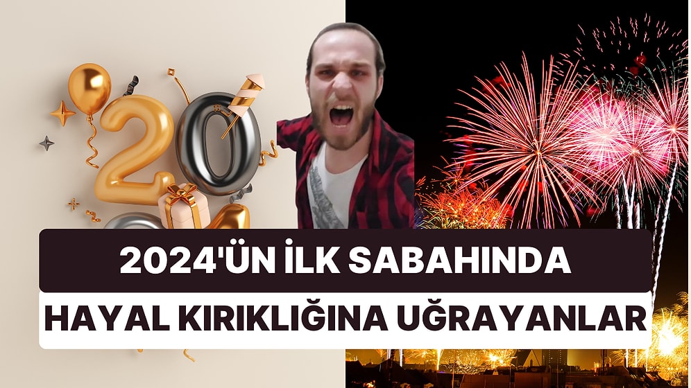2024'ün İlk Sabahında Hayal Kırıklığına Uğrayanlar: "Dünün Aynısı"