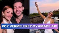 Yeni Yılda da Hız Kesmeden Aşklarına Devam Eden Hande Erçel ve Hakan Sabancı'dan Poz Geldi