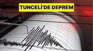 Son Dakika! Tunceli'de 4.2 Büyüklüğünde Deprem