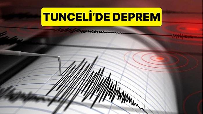 Son Dakika! Tunceli'de 4.2 Büyüklüğünde Deprem