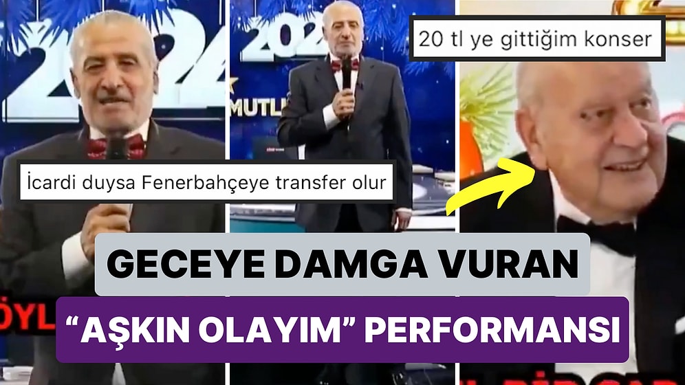 Futbol Yorumcusu Gökmen Özdenak'ın Yılbaşı Gecesinde Sergilediği "Aşkın Olayım" Performansı Gündem Oldu