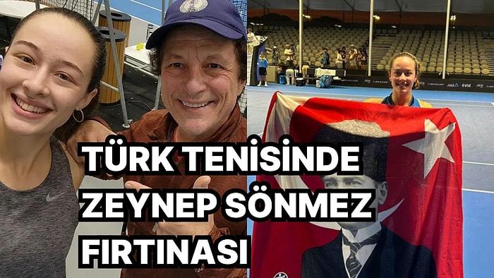 Türk Tenisinde Yeni Bir Yıldız, İlham Perisi Eşliğinde Basamakları Adım Adım Çıkarak Güneş Gibi Doğuyor