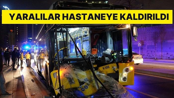 Feci Kaza! İETT Otobüsü, Kamyona Çarptı: Çok Sayıda Yaralı Var