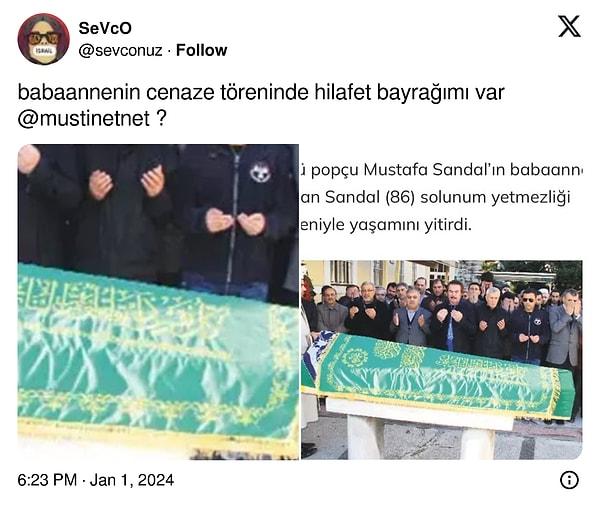 Mustafa Sandal’ın yaptığı paylaşıma sosyal medyada bazı kullanıcılar da babaannesinin cenaze törenindeki görüntülerle cevap verdi 👇