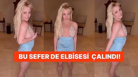 Britney Spears Yine Dikkat Çeken Bir Video Paylaştı: En Sevdiği Elbisesinin Çalınmasından Şikayetçi Oldu!