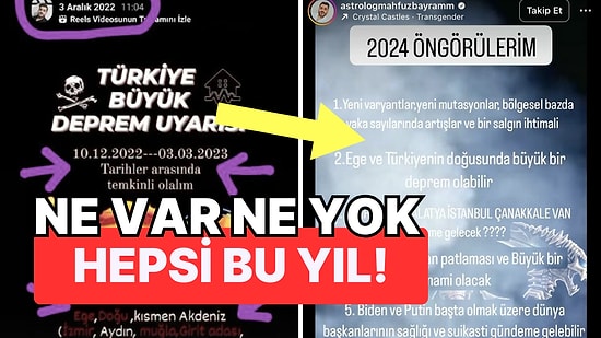Depremleri Bilmesi ile Ünlenen Astroloğun 2024 Yılı Yaşanacak Felaketler Listesi Say Say Bitmedi!