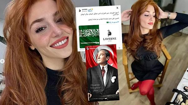 Henüz  daha saç değişikliğini konuşmamız bitmemişken, Suudi Arabistan ile aramızda gelişen olayların, Hande Erçel'in Atatürk fotoğrafı paylaşmasıyla ona da sıçramış oldu. Güzel oyuncunun reklam iş birliği son buldu.