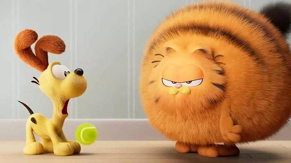 Garfield her zamanki gibi pazartesi günlerinden hoşlanmayan, lazanyaya bayılan, tembel ve alaycı bir ev kedisi olarak tasvir ediliyor.