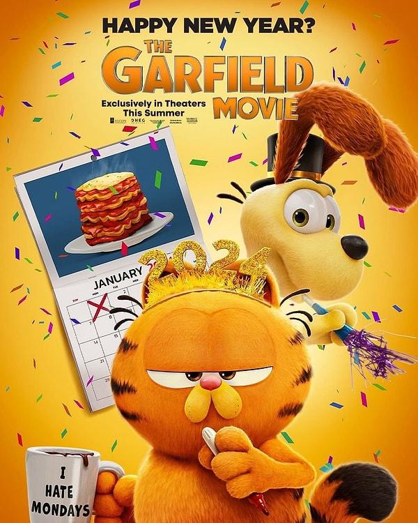 Hem çocuklar hem de yetişkinler için eğlenceli bir izlence vaat eden The Garfield Movie’nin hayranlarını heyecanlandıran yeni posteri yayımlandı.