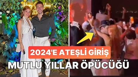 Ortalığı Alev Alev Yaktılar: Hande Erçel ve Hakan Sabancı 2024'e Dudak Dudağa Girdi!