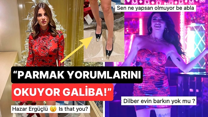 'Ayak Parmağı' Yorumlarından Nasibini Alan Nazlı Sabancı'nın Ayakkabısı Gözlerden Kaçmadı, Elbisesi Olay Oldu!