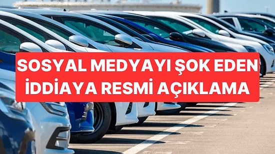 ''Araçlardan İkinci Kez MTV Alınacak'' İddiasına Açıklama Geldi