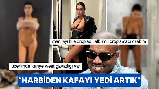 Eşi Bianca'nın Nude'larını Paylaşan Kanye West Yeni Yıla Hızlı Bir Giriş Yaptı, Görenler "İyice Delirmiş" Dedi