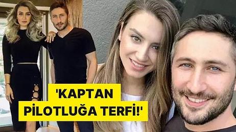 Sabri Sarıoğlu'nun Eşi Yağmur Sarıoğlu'ndan Müjdeli Haber: Kaptan Pilotluğa Terfi Etti